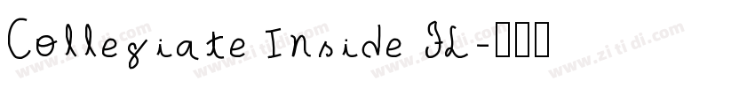 Collegiate Inside FL字体转换
